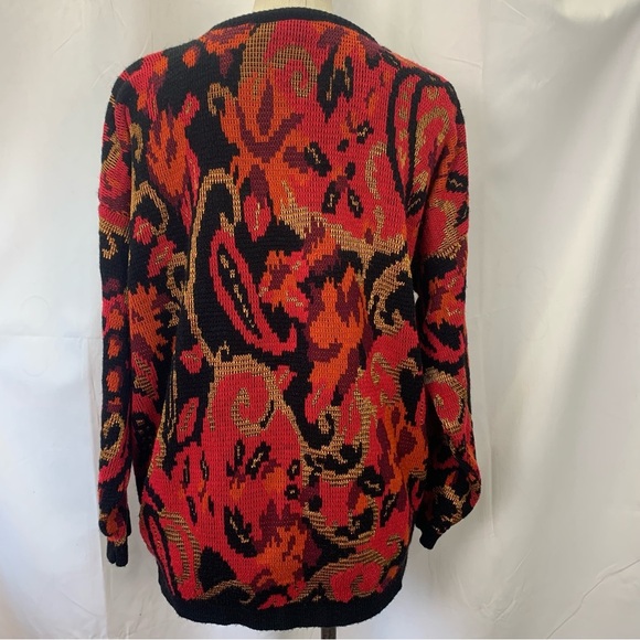 Vintage Vibrant Patterned Sweater - Picture 5 of 9